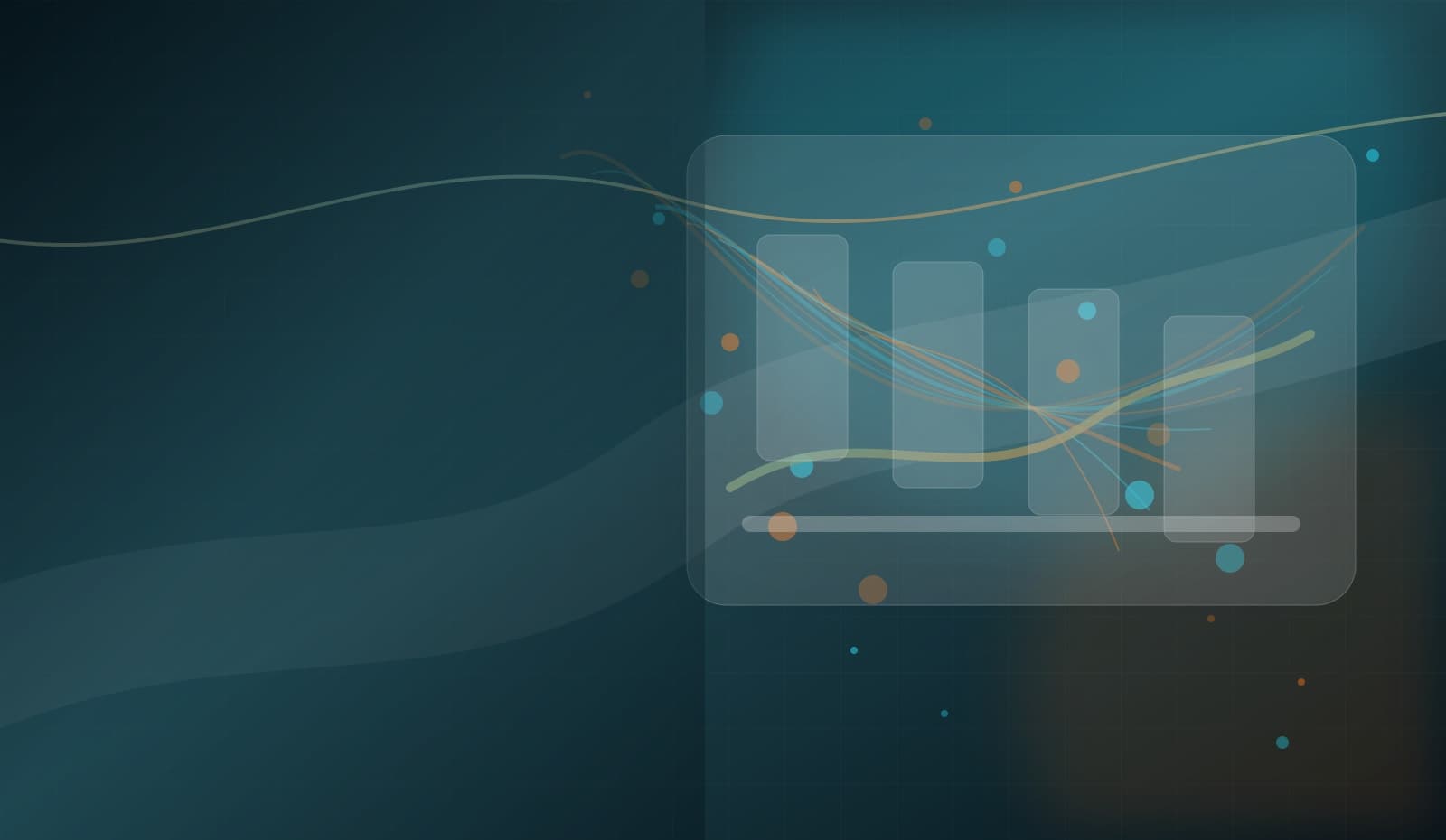 Abstract dock operations visual for the offline dock management project hero