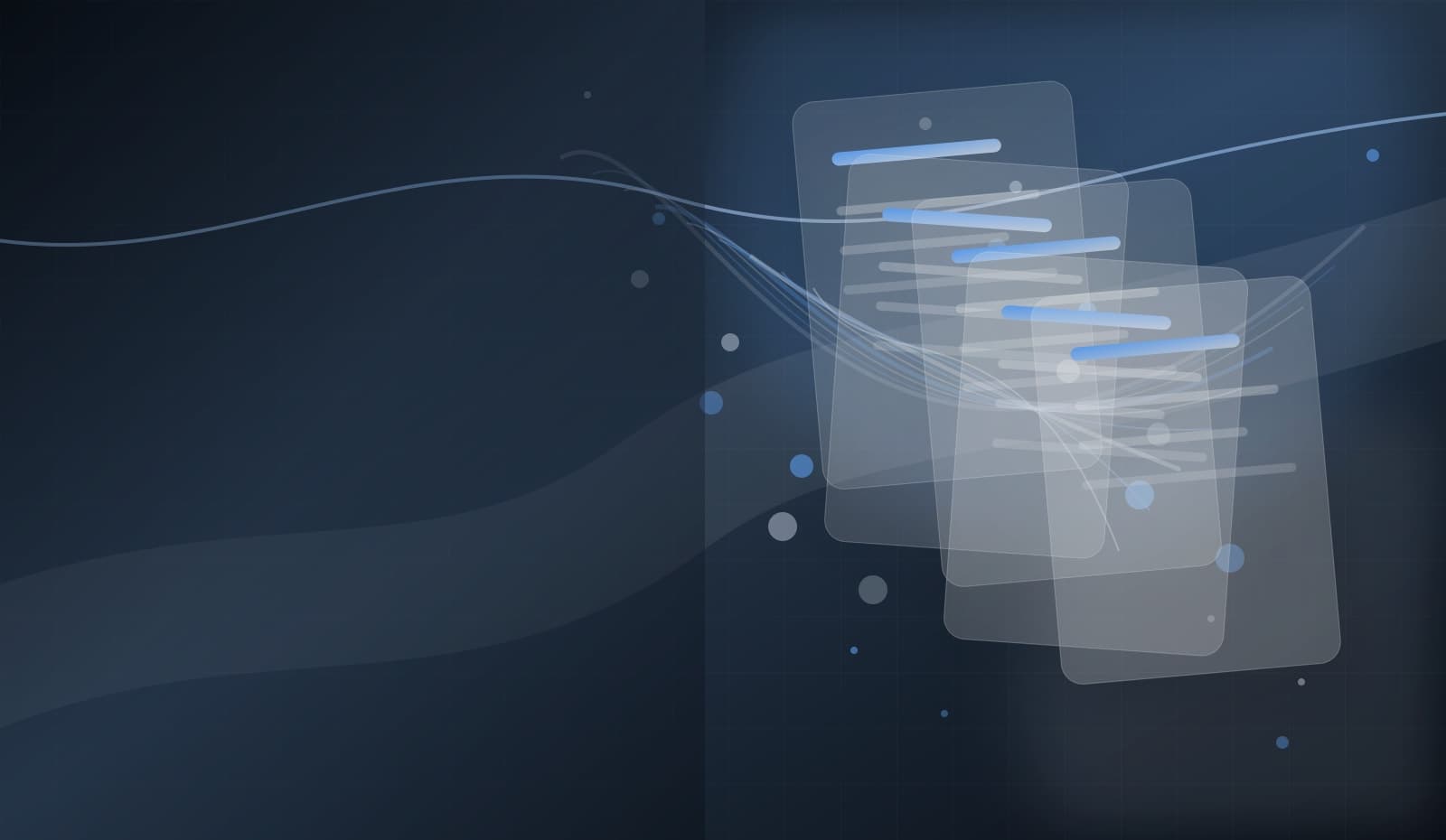 Abstract document directory visual for the WBXPress information project hero