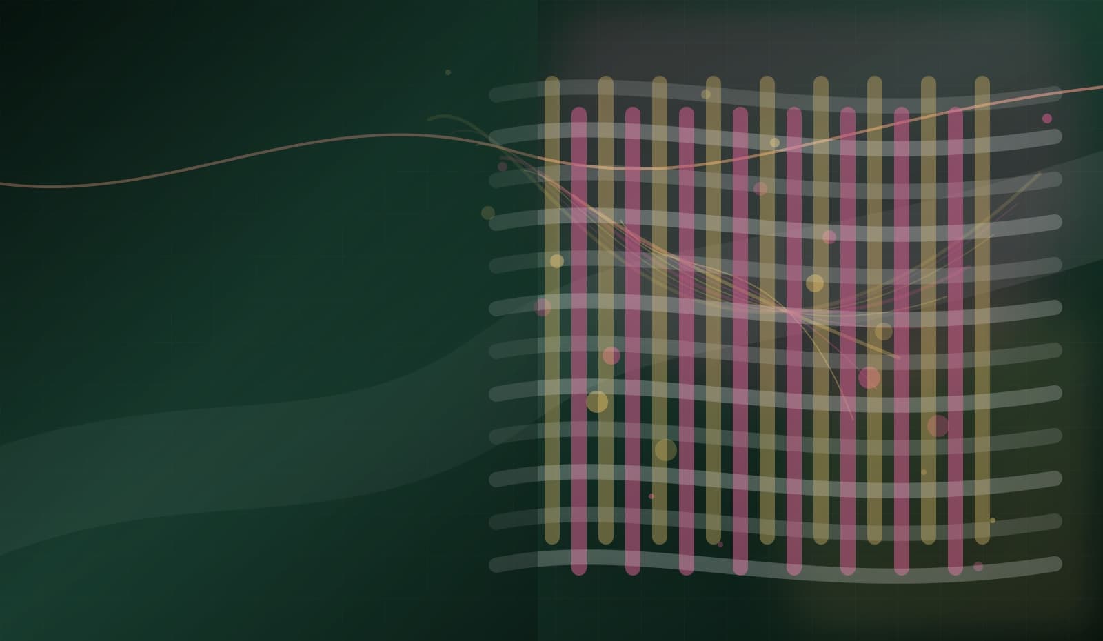 Abstract woven commerce visual for the Jamdani Company project hero